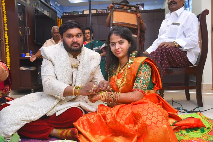 The wedding: a photograph from Sasi and Praneesha’s wedding collection