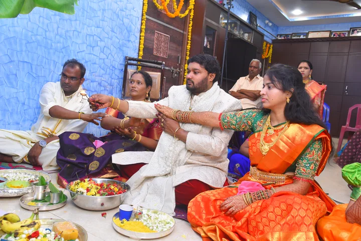 The wedding: a photograph from Sasi and Praneesha’s wedding collection
