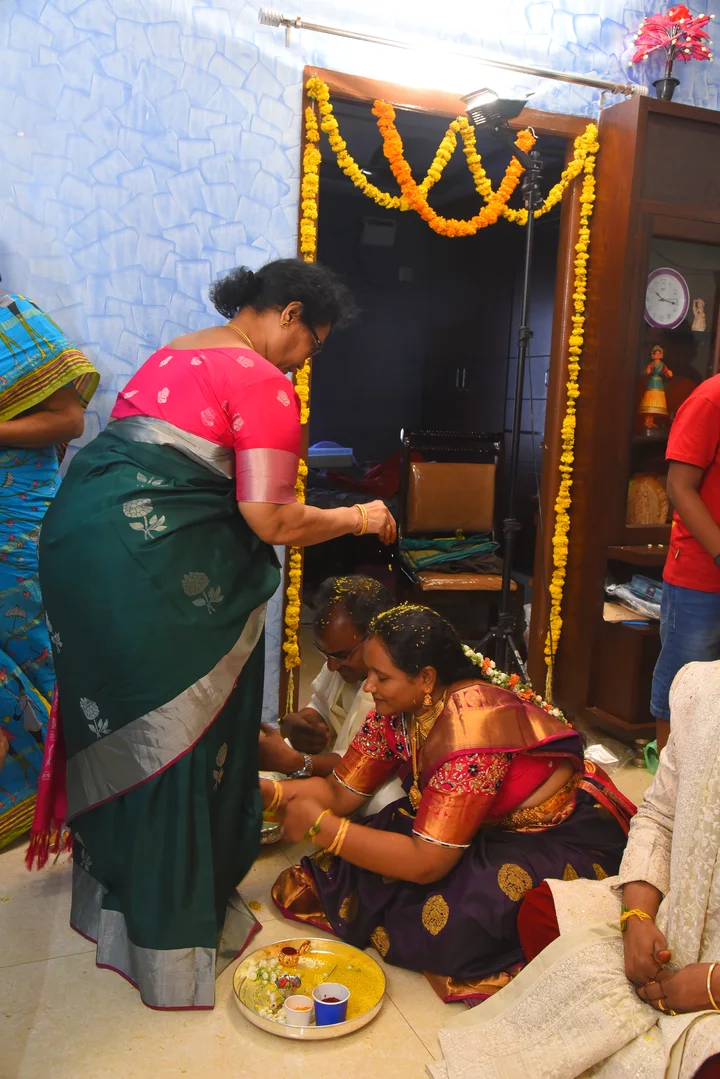 The wedding: a photograph from Sasi and Praneesha’s wedding collection
