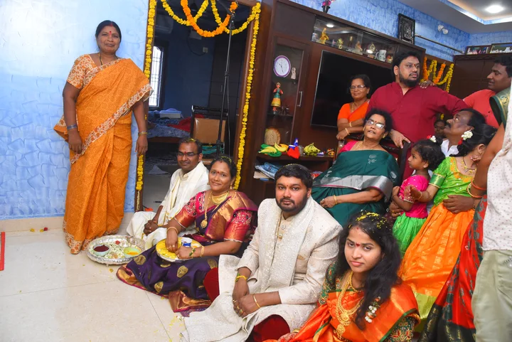 The wedding: a photograph from Sasi and Praneesha’s wedding collection