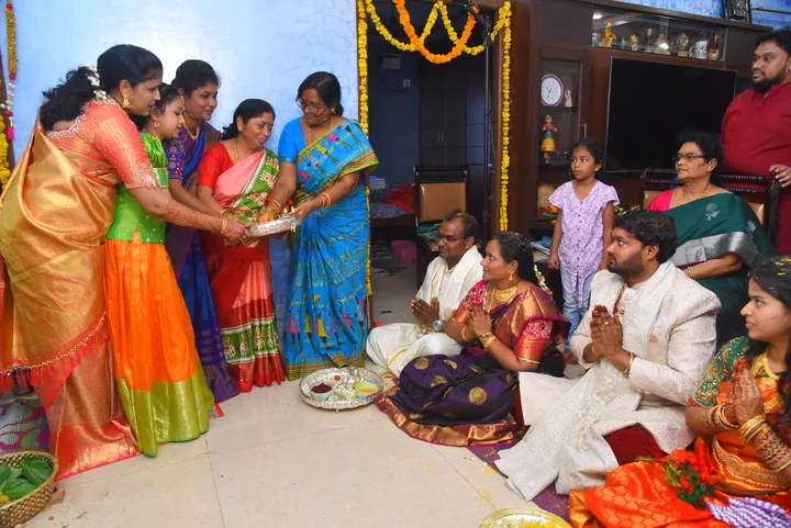 The wedding: a photograph from Sasi and Praneesha’s wedding collection