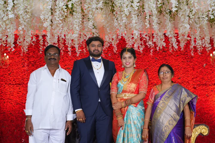 The reception: a photograph from Sasi and Praneesha’s wedding collection
