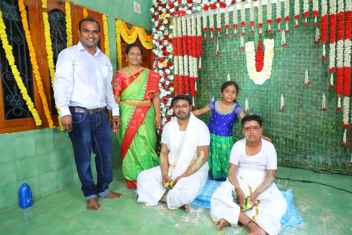 Pellikoduku: a photograph from Sasi and Praneesha’s wedding collection