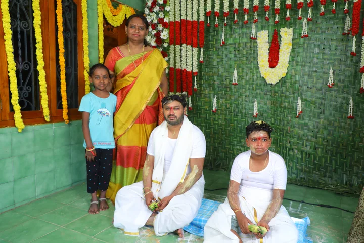 Pellikoduku: a photograph from Sasi and Praneesha’s wedding collection