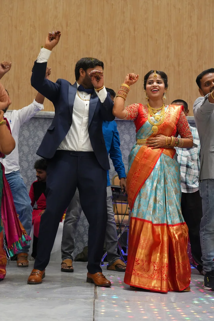 The reception: a photograph from Sasi and Praneesha’s wedding collection