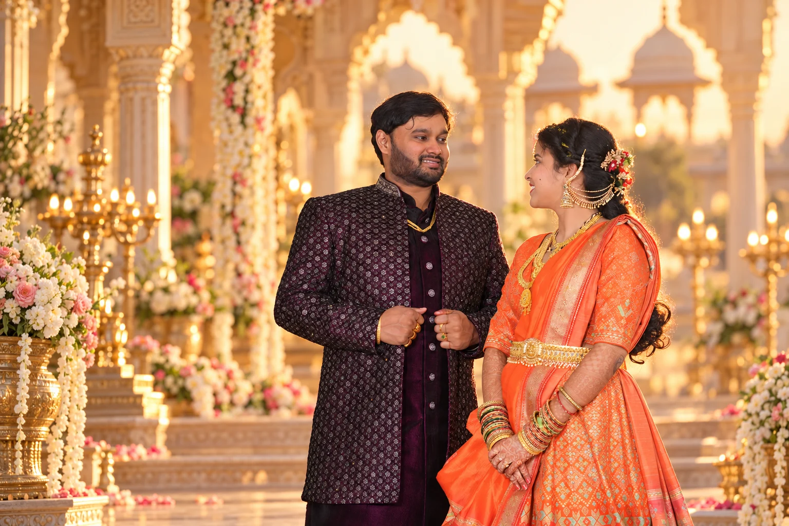 Together: a photograph from Sasi and Praneesha’s wedding collection