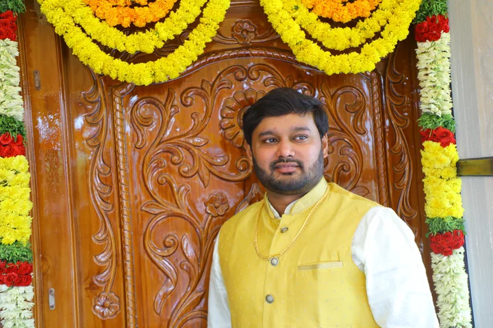 Haldi: a photograph from Sasi and Praneesha’s wedding collection