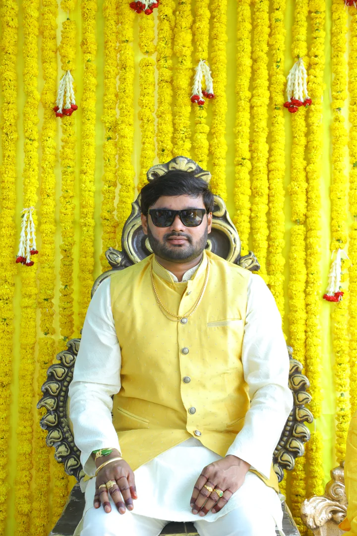 Haldi: a photograph from Sasi and Praneesha’s wedding collection