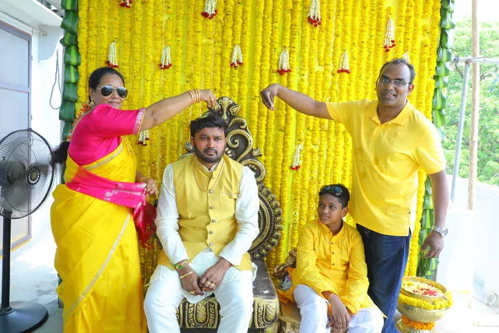 Haldi: a photograph from Sasi and Praneesha’s wedding collection