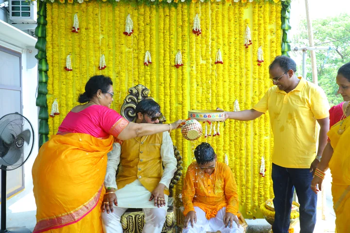 Haldi: a photograph from Sasi and Praneesha’s wedding collection