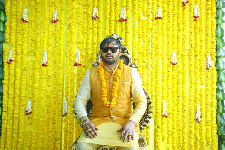 Haldi: a photograph from Sasi and Praneesha’s wedding collection