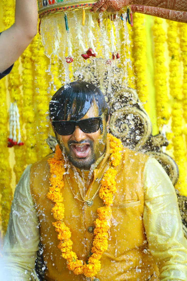 Haldi: a photograph from Sasi and Praneesha’s wedding collection