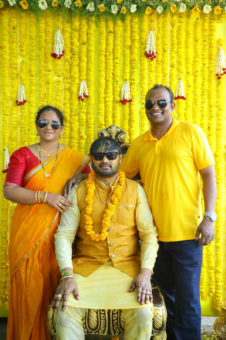 Haldi: a photograph from Sasi and Praneesha’s wedding collection