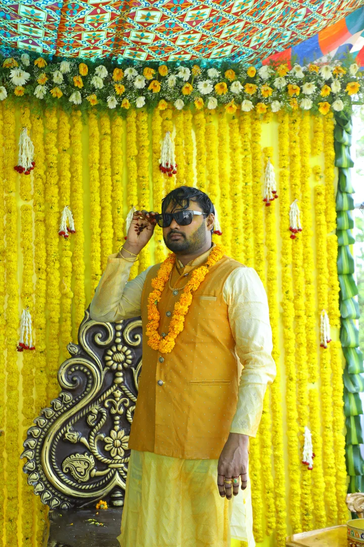 Haldi: a photograph from Sasi and Praneesha’s wedding collection