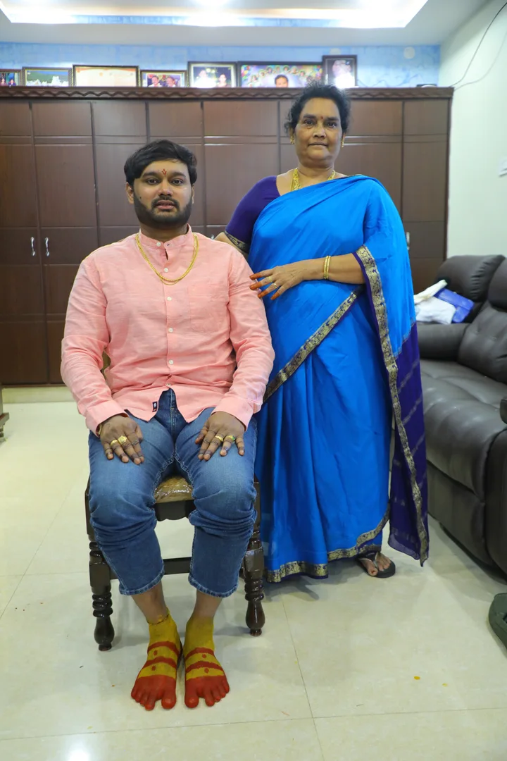 Haldi: a photograph from Sasi and Praneesha’s wedding collection