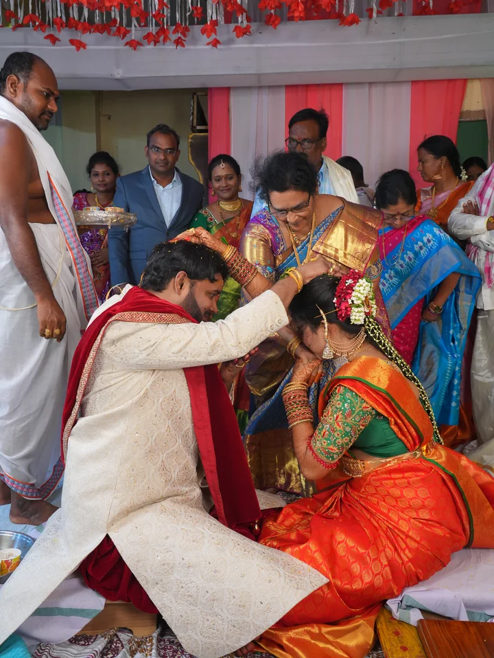 The wedding: a photograph from Sasi and Praneesha’s wedding collection