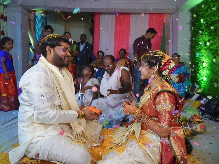 The wedding: a photograph from Sasi and Praneesha’s wedding collection