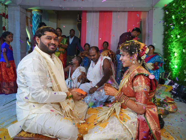 The wedding: a photograph from Sasi and Praneesha’s wedding collection