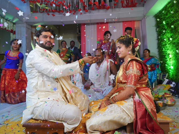 The wedding: a photograph from Sasi and Praneesha’s wedding collection