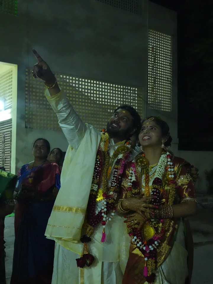 Together: a photograph from Sasi and Praneesha’s wedding collection