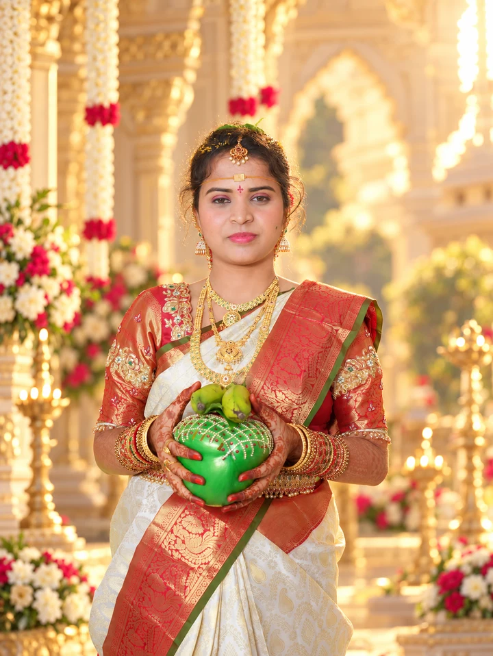 Royal bridal portrait — a royal cinematic wedding edit