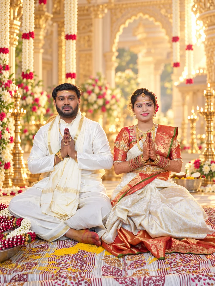 Together in prayer — a royal cinematic wedding edit