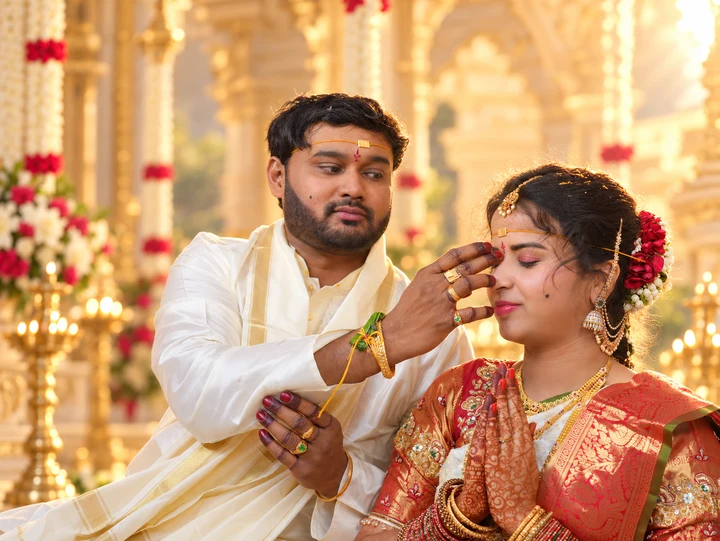 A sacred moment — a royal cinematic wedding edit