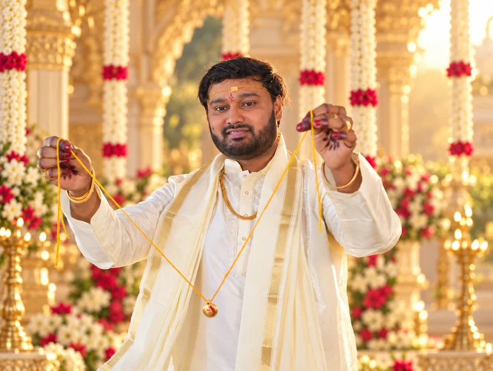 The mangalsutra — a royal cinematic wedding edit