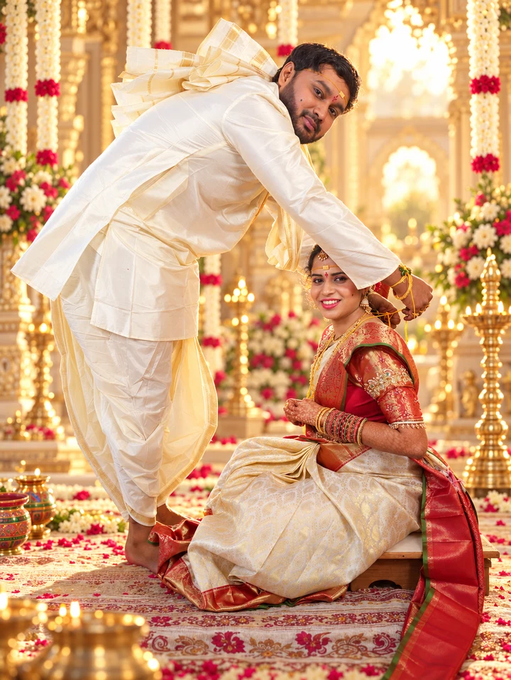 Tying the sacred knot — a royal cinematic wedding edit